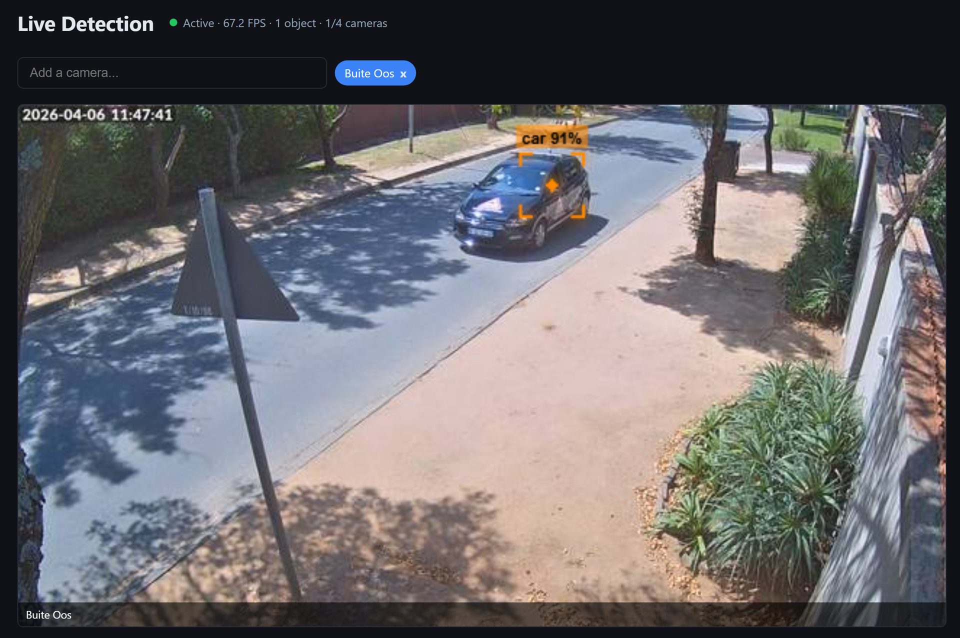 AI Detection — real-time object detection